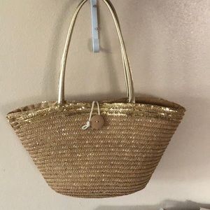 Straw bag